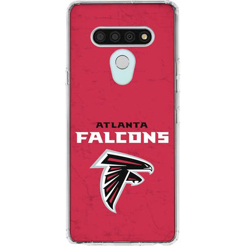 NFL Atlanta Falcons - Alternate Distressed LG Stylo 6 Clear Case