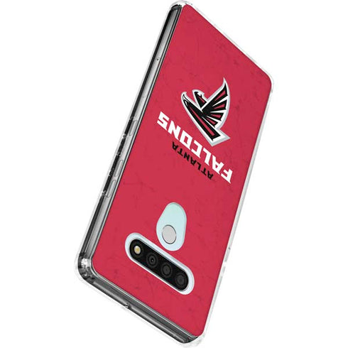 NFL Atlanta Falcons - Alternate Distressed LG Stylo 6 Clear Case