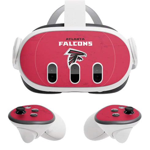 NFL Atlanta Falcons - Alternate Distressed Meta Quest 3 Skin