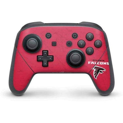 NFL Atlanta Falcons - Alternate Distressed Nintendo Switch Pro Controller Skin