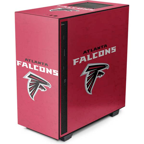 NFL Atlanta Falcons - Alternate Distressed NZXT H510 Compact ATX Mid-Tower Case Skin