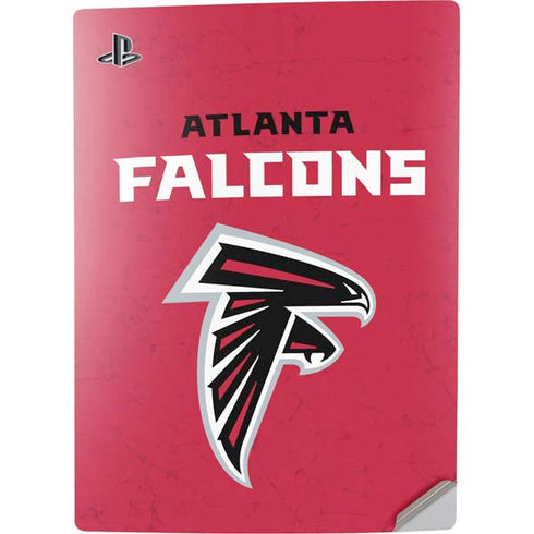 NFL Atlanta Falcons - Alternate Distressed PS5 Digital Edition Console Skin