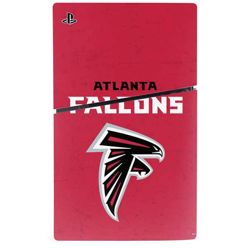 NFL Atlanta Falcons - Alternate Distressed PS5 Slim Disk Bundle Skin