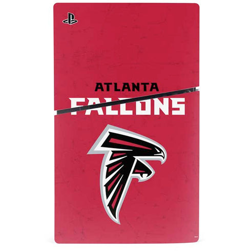 NFL Atlanta Falcons - Alternate Distressed PS5 Slim Digital Edition Bundle Skin