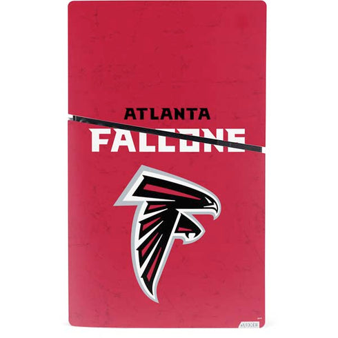 NFL Atlanta Falcons - Alternate Distressed PS5 Slim Digital Edition Bundle Skin