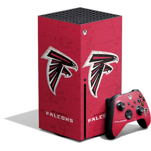 NFL Atlanta Falcons - Alternate Distressed Xbox Series X Bundle Skin