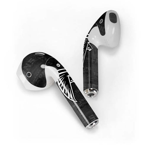 NFL Atlanta Falcons Black & White Apple AirPods Skin