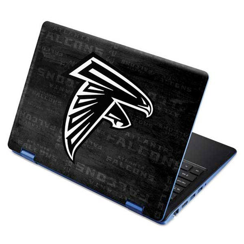 NFL Atlanta Falcons Black & White Aspire R11 11.6in Skin