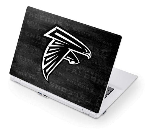 NFL Atlanta Falcons Black & White Acer Chromebook Skin