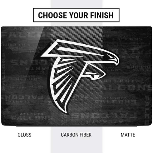 NFL Atlanta Falcons Black & White Dell Vostro Skin