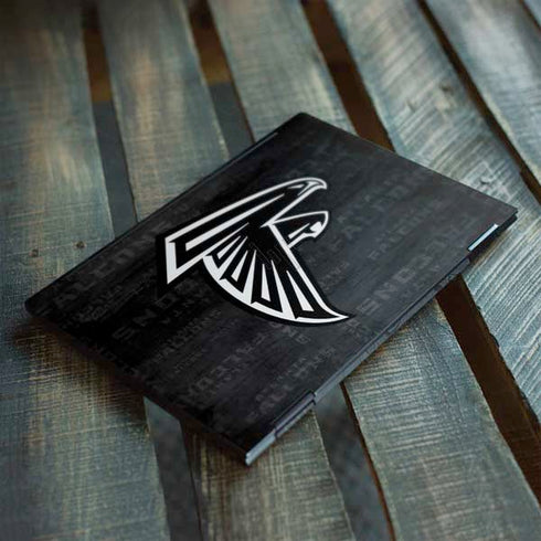 NFL Atlanta Falcons Black & White HP Envy Skin