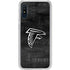NFL Atlanta Falcons Black & White Galaxy A10e Clear Case