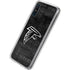 NFL Atlanta Falcons Black & White Galaxy A10e Clear Case