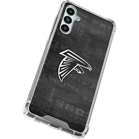NFL Atlanta Falcons Black & White Galaxy A15 5G Clear Case