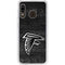 NFL Atlanta Falcons Black & White Galaxy A20 Clear Case