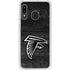 NFL Atlanta Falcons Black & White Galaxy A20 Clear Case