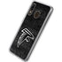 NFL Atlanta Falcons Black & White Galaxy A20 Clear Case