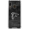 NFL Atlanta Falcons Black & White Galaxy A30 Clear Case