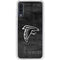 NFL Atlanta Falcons Black & White Galaxy A50 Clear Case