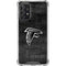 NFL Atlanta Falcons Black & White Galaxy A72 5G Clear Case