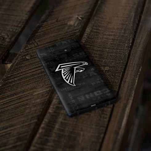 NFL Atlanta Falcons Black & White Galaxy Note 9 Skin