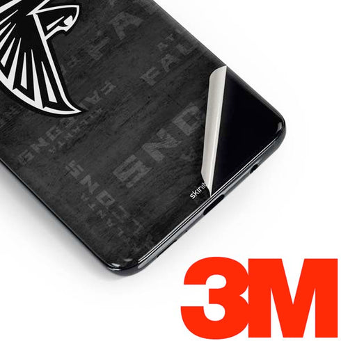 NFL Atlanta Falcons Black & White Galaxy S10 Plus Skin