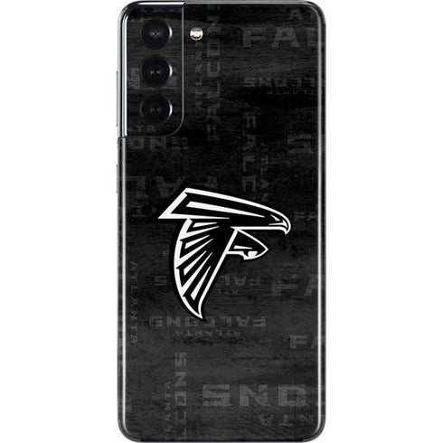 NFL Atlanta Falcons Black & White Galaxy S21 5G Skin