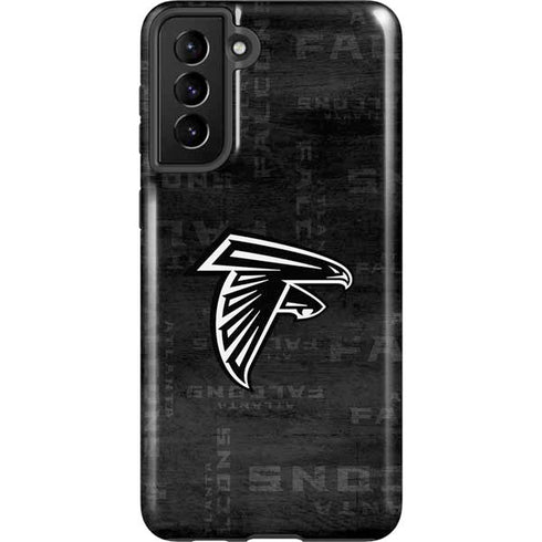 NFL Atlanta Falcons Black & White Galaxy S21 Plus 5G Pro Case