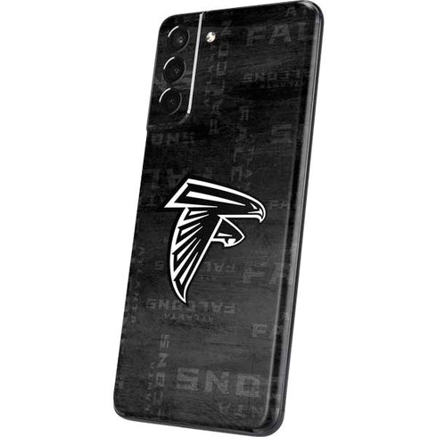 NFL Atlanta Falcons Black & White Galaxy S21 Plus 5G Skin