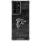 NFL Atlanta Falcons Black & White Galaxy S21 Ultra 5G Clear Case
