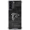 NFL Atlanta Falcons Black & White Galaxy S22 Clear Case