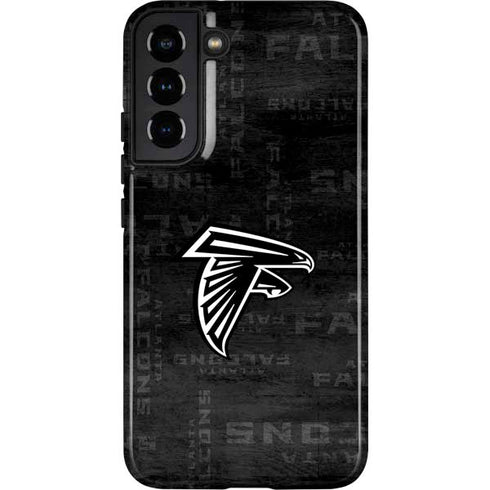 NFL Atlanta Falcons Black & White Galaxy S22 Plus Pro Case