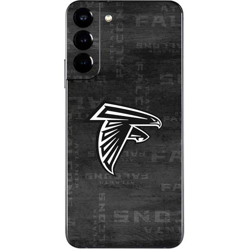 NFL Atlanta Falcons Black & White Galaxy S22 Plus Skin