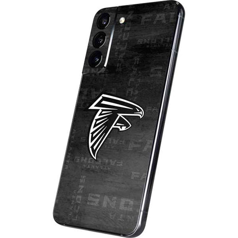 NFL Atlanta Falcons Black & White Galaxy S22 Plus Skin