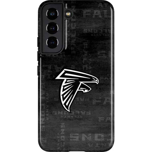 NFL Atlanta Falcons Black & White Galaxy S22 Pro Case