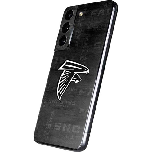 NFL Atlanta Falcons Black & White Galaxy S22 Skin