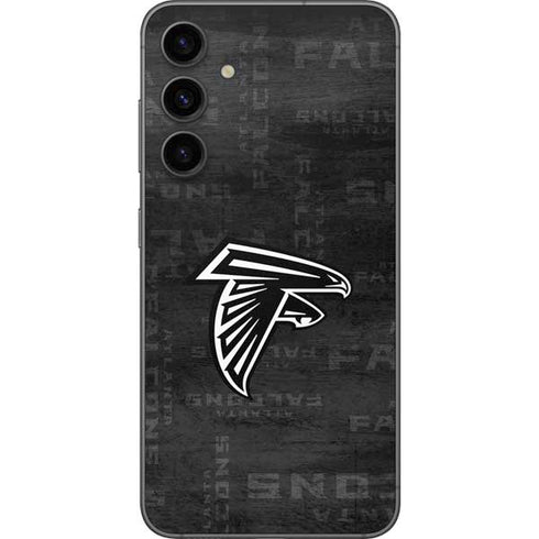 NFL Atlanta Falcons Black & White Galaxy S23 FE Skin