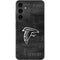 NFL Atlanta Falcons Black & White Galaxy S23 FE Skin