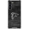 NFL Atlanta Falcons Black & White Galaxy S23 Plus Clear Case