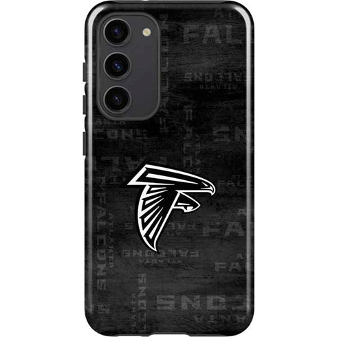 NFL Atlanta Falcons Black & White Galaxy S23 Plus Pro Case
