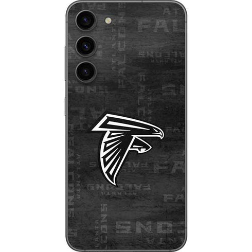 NFL Atlanta Falcons Black & White Galaxy S23 Plus Skin