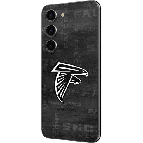 NFL Atlanta Falcons Black & White Galaxy S23 Skin