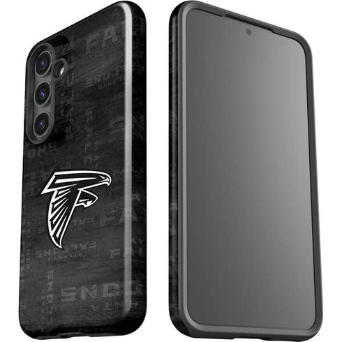 NFL Atlanta Falcons Black & White Galaxy S24 Impact Case