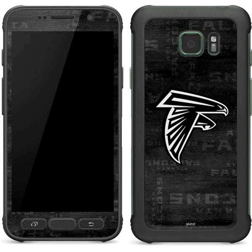 NFL Atlanta Falcons Black & White Galaxy S7 Active Skin