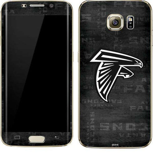 NFL Atlanta Falcons Black & White Galaxy S7 Edge Skin