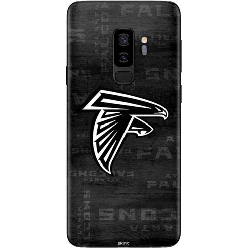 NFL Atlanta Falcons Black & White Galaxy S9 Plus Skin