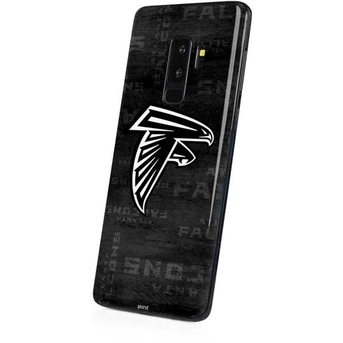 NFL Atlanta Falcons Black & White Galaxy S9 Plus Skin