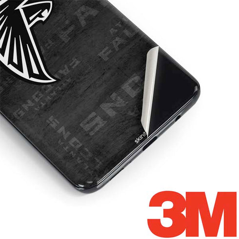 NFL Atlanta Falcons Black & White Galaxy S9 Skin