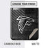 NFL Atlanta Falcons Black & White Galaxy Z Flip Skin