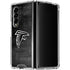 NFL Atlanta Falcons Black & White Galaxy Z Fold4 5G Clear Case